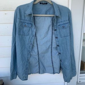 Denim Long Sleeve Shirt